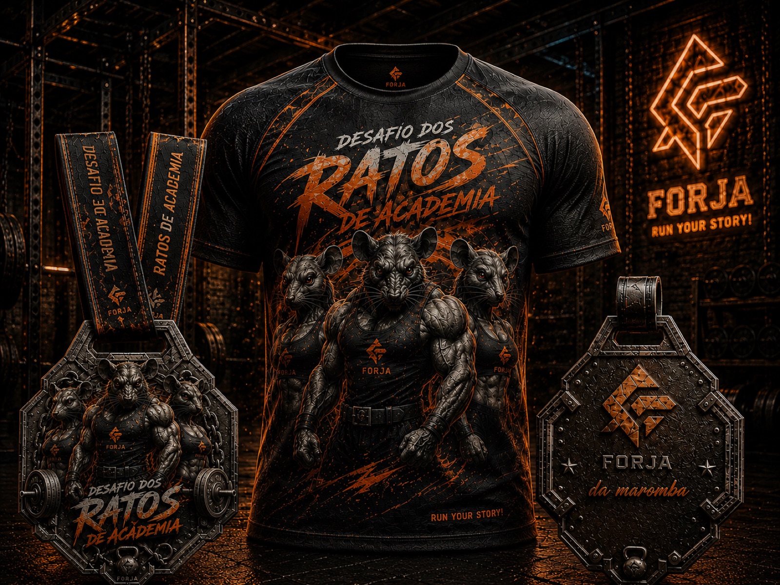 Kit Ratos de Academia